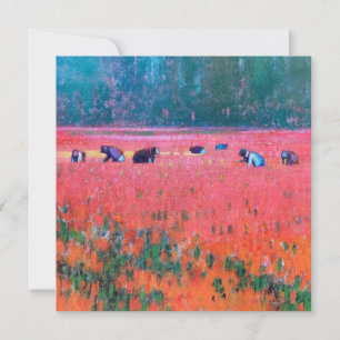 Square Flat Note Card Feiertagskarte