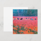Square Flat Note Card Feiertagskarte (Vorne/Hinten)
