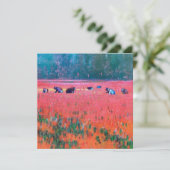 Square Flat Note Card Feiertagskarte (Stehend Vorderseite)