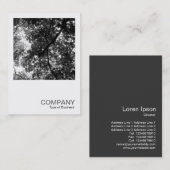 Square Foto 0113 - In the Trees Visitenkarte (Vorne/Hinten)