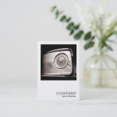 Square Foto 0118 - Old Radio Visitenkarte (Stehend Vorderseite)