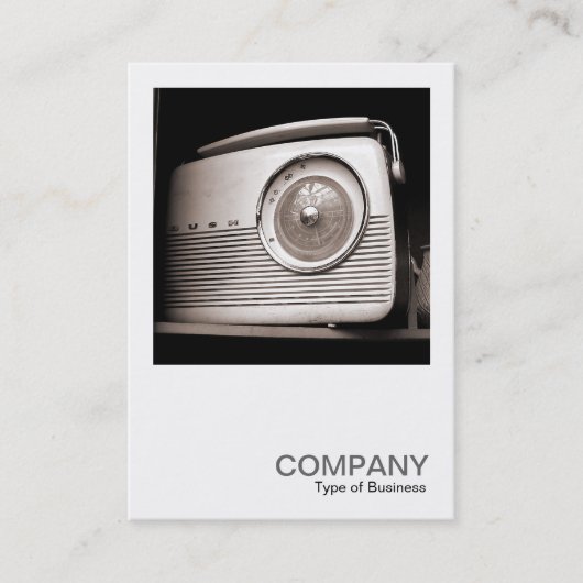 Square Foto 0118 - Old Radio Visitenkarte (Vorderseite)