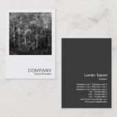 Square Foto 0169 - Silberbänke Visitenkarte (Vorne/Hinten)