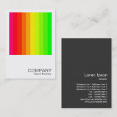 Square Foto 0183 - Farbstäbe 02 Visitenkarte (Vorne/Hinten)