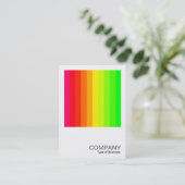 Square Foto 0183 - Farbstäbe 02 Visitenkarte (Stehend Vorderseite)