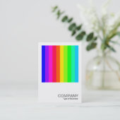 Square Foto 0184 - Farbstäbe 03 Visitenkarte (Stehend Vorderseite)