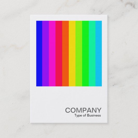 Square Foto 0184 - Farbstäbe 03 Visitenkarte (Vorderseite)