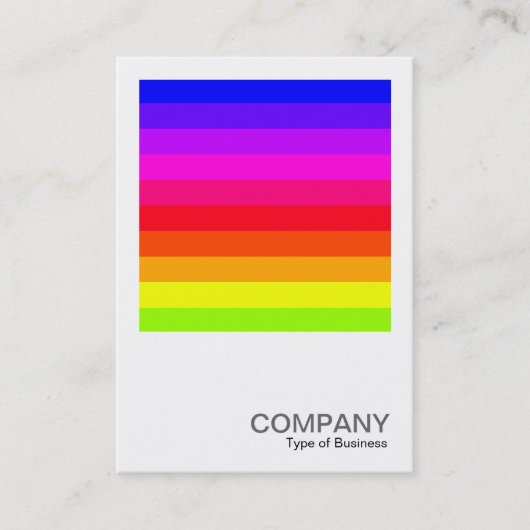 Square Foto 0185 - Farbbänder 01 (horizontal) Visitenkarte (Vorderseite)