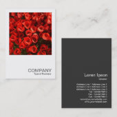 Square Foto 01 - Tulips Visitenkarte (Vorne/Hinten)