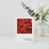 Square Foto 01 - Tulips Visitenkarte (Stehend Vorderseite)