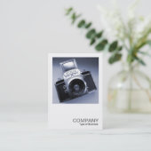 Square Foto 020 - Alte Kamera Visitenkarte (Stehend Vorderseite)