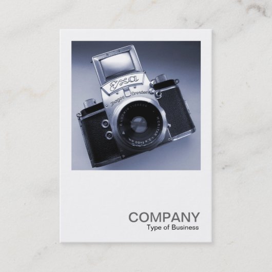 Square Foto 020 - Alte Kamera Visitenkarte (Vorderseite)