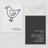 Square Foto 0229 - Little Bird 03 Visitenkarte (Vorne/Hinten)