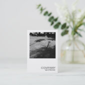 Square Foto 022 - Shadows Visitenkarte (Stehend Vorderseite)