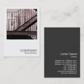 Square Foto 0235 - Viktorianische Brandentfernung Visitenkarte (Vorne/Hinten)