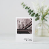 Square Foto 0235 - Viktorianische Brandentfernung Visitenkarte (Stehend Vorderseite)