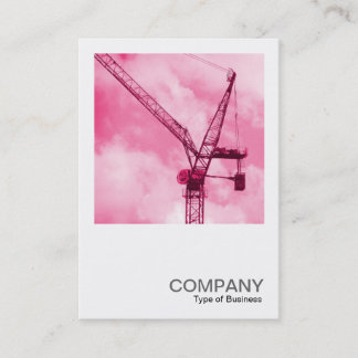 Square Foto 0246 - Pink Crane Visitenkarte