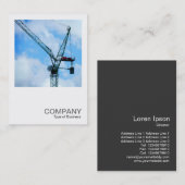 Square Foto 0248 - Tower Crane Visitenkarte (Vorne/Hinten)