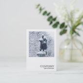 Square Foto 0278 - Schnee im Park Visitenkarte (Stehend Vorderseite)