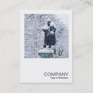 Square Foto 0278 - Schnee im Park Visitenkarte