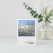 Square Foto 0306 - Cooles Wasser II Visitenkarte (Stehend Vorderseite)