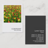 Square Foto 0318 - Tulips-Meer II Visitenkarte (Vorne/Hinten)