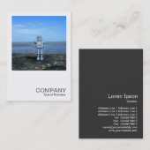 Square Foto 0337 - Direkt am Meer Visitenkarte (Vorne/Hinten)