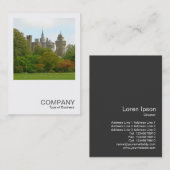 Square Foto 0345 - Cardiff Castle Visitenkarte (Vorne/Hinten)