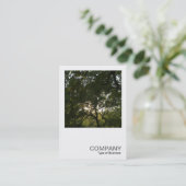 Square Foto 0375 - Japanische Zweigstellen Visitenkarte (Stehend Vorderseite)