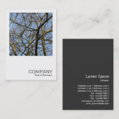 Square Foto 0384 - Zweige Visitenkarte (Vorne/Hinten)