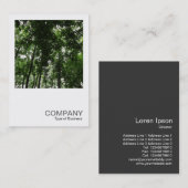 Square Foto 0411 - Waldkanopie 01 Visitenkarte (Vorne/Hinten)