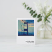 Square Foto 0415 - Bridge to England Visitenkarte (Stehend Vorderseite)