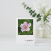 Square Foto 0419 - Geranium Visitenkarte (Stehend Vorderseite)