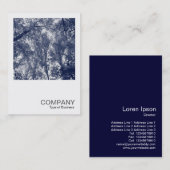 Square Foto 0425 - Blauer Herbst Visitenkarte (Vorne/Hinten)