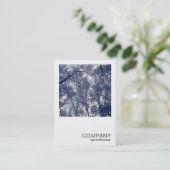 Square Foto 0425 - Blauer Herbst Visitenkarte (Stehend Vorderseite)
