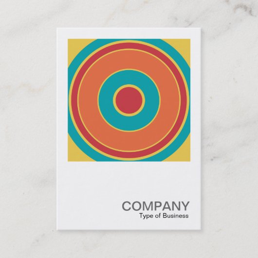 Square Foto 0432 - Bunter Kreis 05 Visitenkarte (Vorderseite)