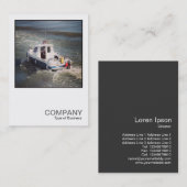 Square Foto 0445 - Motorboot Visitenkarte (Vorne/Hinten)