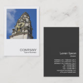 Square Foto 0459 - Uhrturm Visitenkarte (Vorne/Hinten)