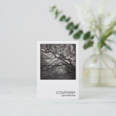 Square Foto 0462 - Magnolia Tree in Blossom 01 Visitenkarte (Stehend Vorderseite)