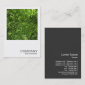 Square Foto 0481 - Holzkanopie Visitenkarte (Vorne/Hinten)