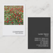 Square Foto 0509 - Bett von Tulips Visitenkarte (Vorne/Hinten)