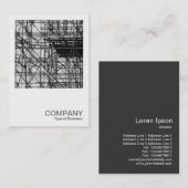Square Foto 0510 - Gerüst Visitenkarte (Vorne/Hinten)