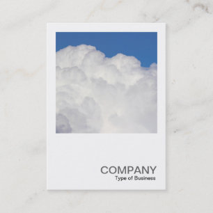 Square Foto 0517 - Cumulus Clouds Visitenkarte