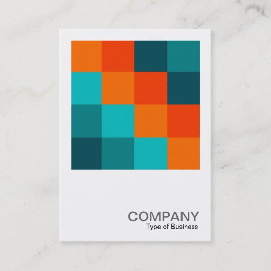 Square Foto 0518 - Farbquadrate 01 Visitenkarte (Vorderseite)
