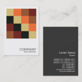 Square Foto 0521 - Farbquadrate 04 Visitenkarte (Vorne/Hinten)