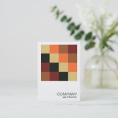 Square Foto 0521 - Farbquadrate 04 Visitenkarte (Stehend Vorderseite)