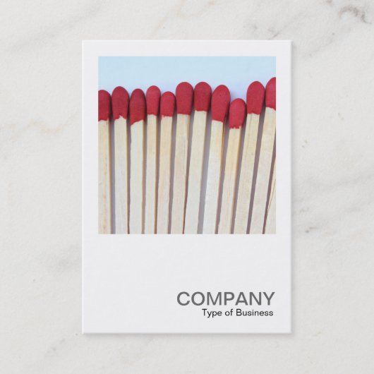 Square Foto 0539 - Matches 03 Visitenkarte (Vorderseite)