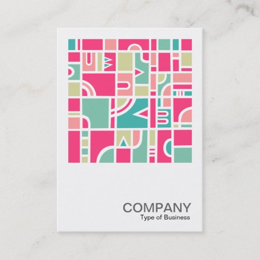 Square Foto 0544 - Abstraktes Muster 170715 Visitenkarte (Vorderseite)