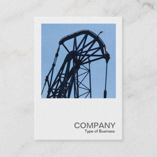 Square Foto 0582 - Tower Crane (Detail) Visitenkarte (Vorderseite)