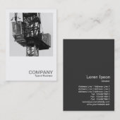 Square Foto 0584 - Tower Crane 02 Visitenkarte (Vorne/Hinten)